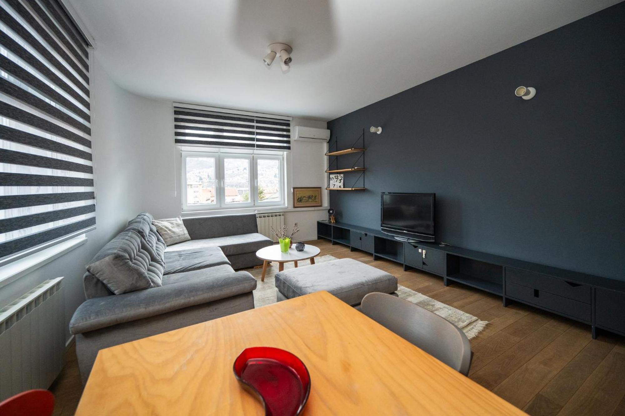 Design 1Bdr Apartment With City View Sarajevo Exterior photo